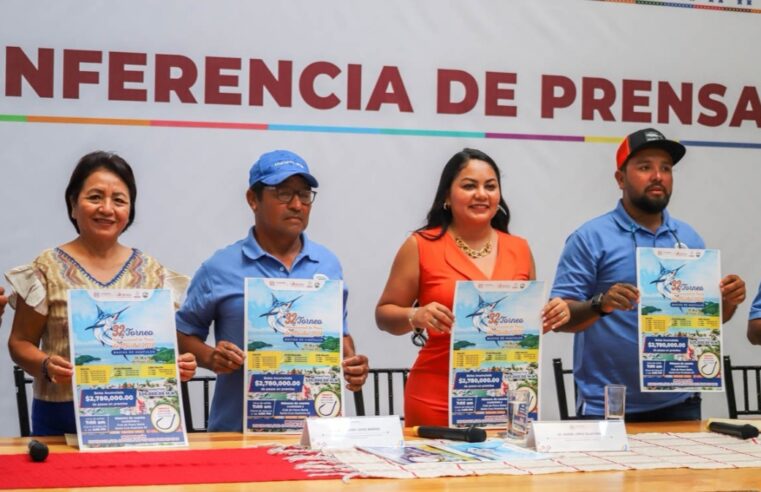 Realizarán 32 Torneo Internacional de Pesca de Marlín 2024 en Huatulco