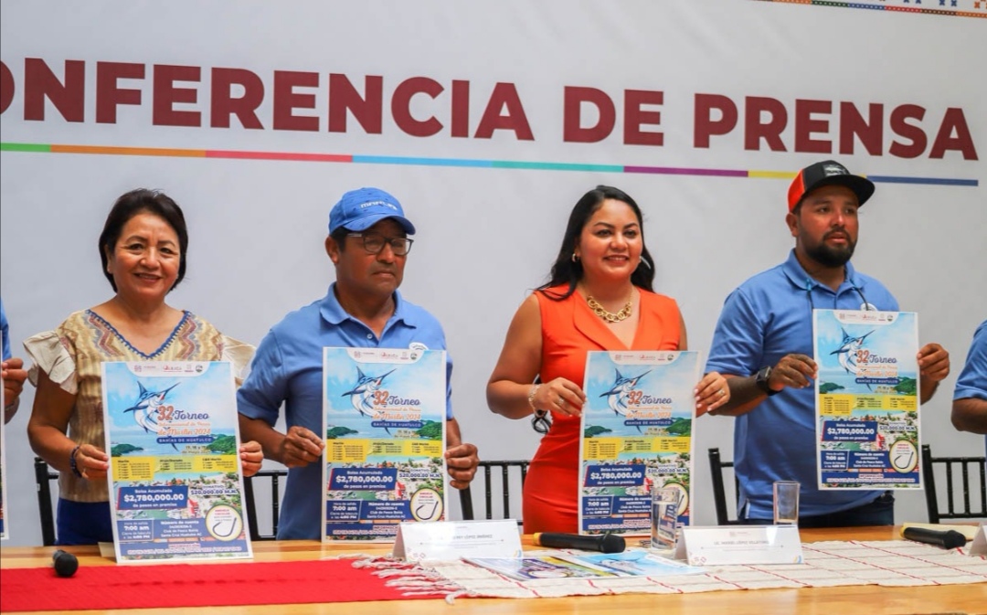Realizarán 32 Torneo Internacional de Pesca de Marlín 2024 en Huatulco