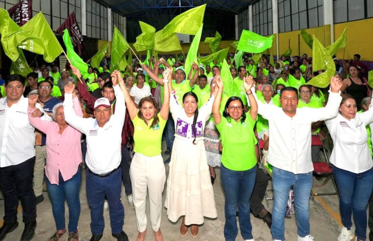 Arropan xoxeñas y xoxeños a Nancy Benítez; será la primera mujer presidenta de Xoxocotlán