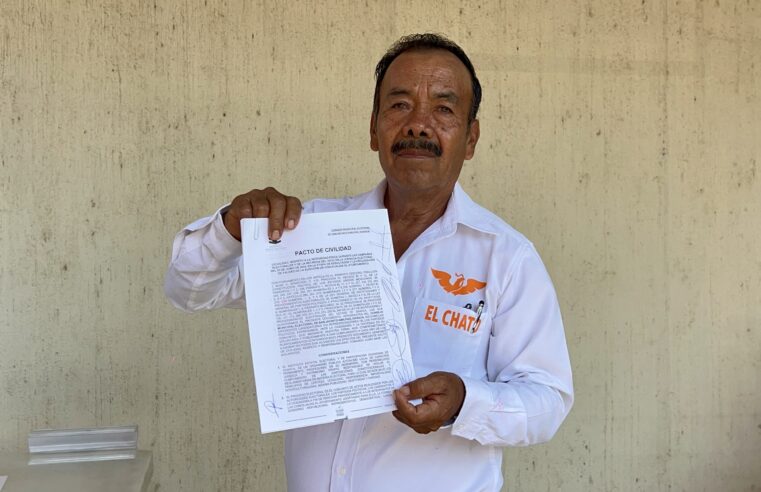 Candidatos a la Presidencia Municipal de San Jacinto Amilpas firman Pacto de Civilidad convocado por El Chato: “solo soy el portavoz de mi pueblo”
