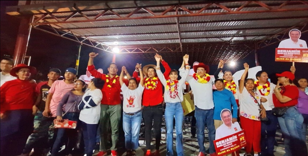 Líderes políticos y candidatos respaldan a Daniel Urbina, candidato del PT al distrito 13