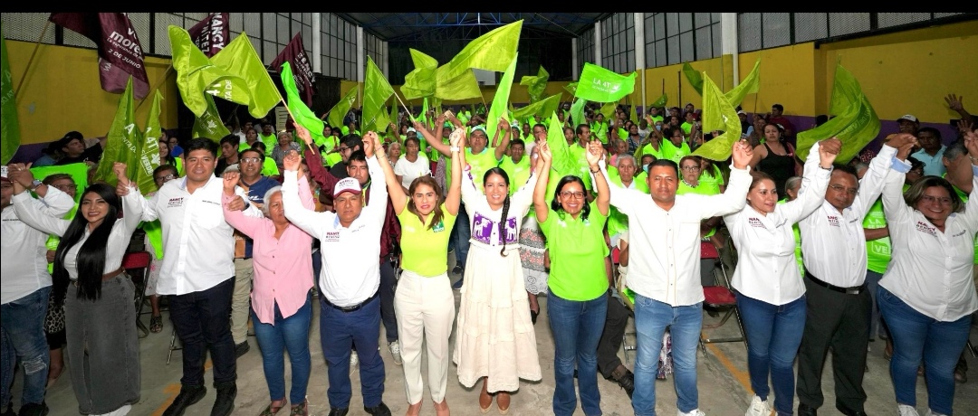 Nancy Benítez será la primera mujer presidenta de Xoxocotlán; es arropada por xoxeñas y xoxeños