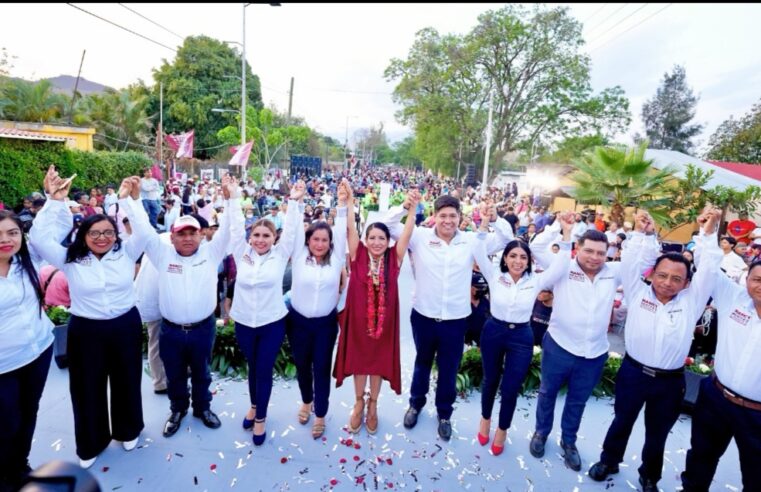Con el respaldo de más de 20 mil xoxeñas y xoxeños, cierra campaña Nancy Benítez, candidata a presidenta de Xoxocotlán