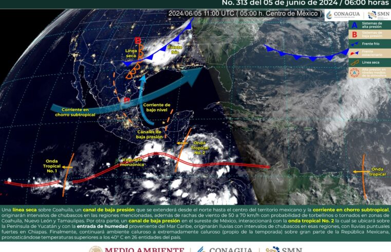 TOMA PRECAUCIONES SE ESPERAN LLUVIAS Y TORMENTAS