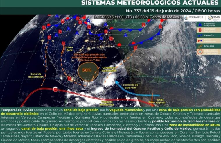 Se pronostican más lluvias para Oaxaca