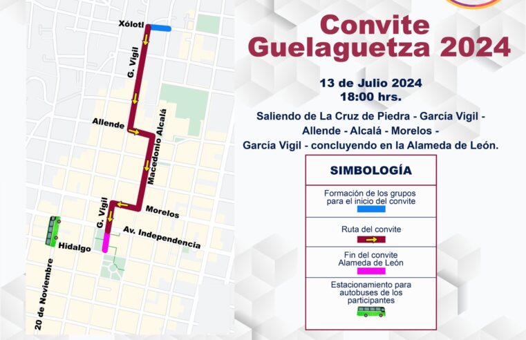 ¡Toma precauciones! Activará Policía Vial dispositivo para el Tercer Convite de Guelaguetza 2024