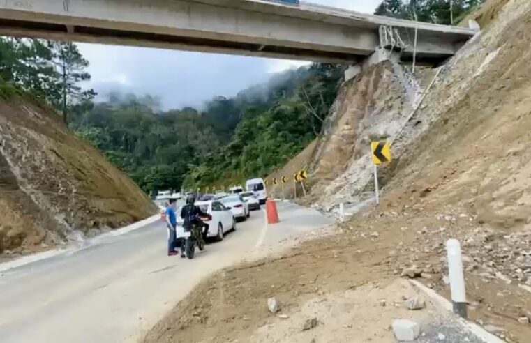 Cierran circulación en la autopista Barranca Larga-Ventanilla