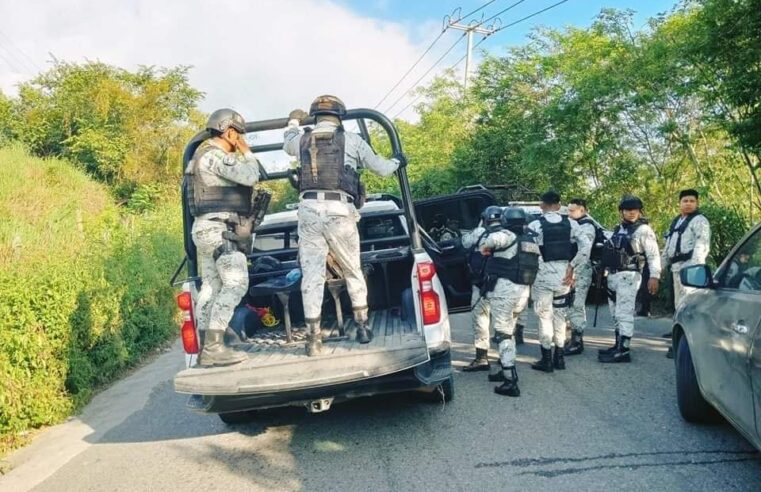 Se accidentan elementos tos de la Guardia Nacional en Pinotepa