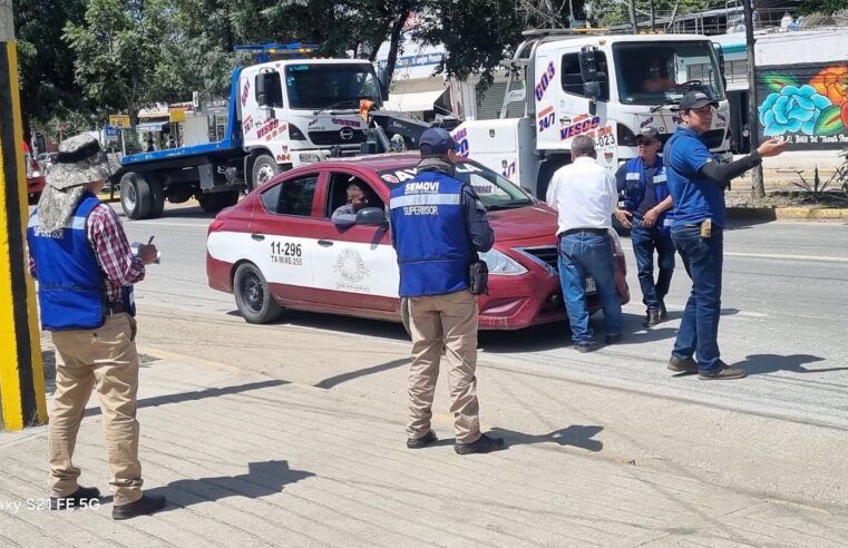 Intensifican operativos en transporte público para ofrecer servicio seguro