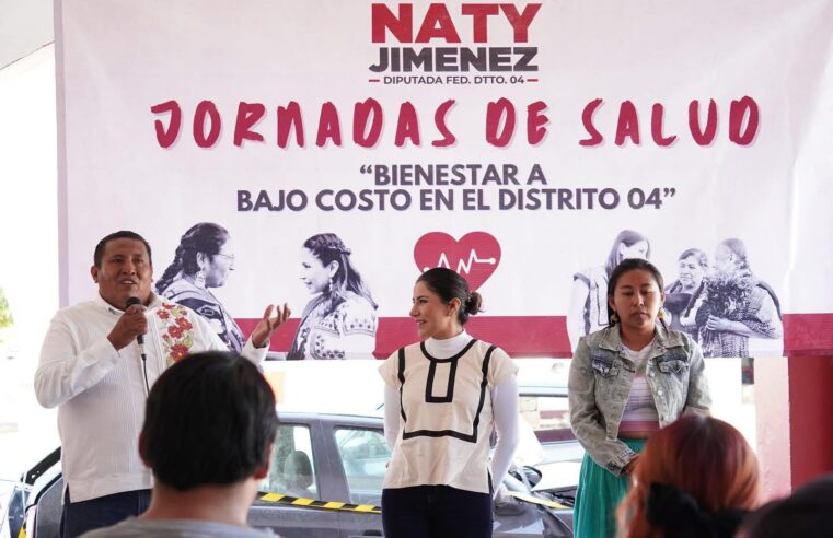 Naty Jiménez lleva Jornadas de Salud a bajo costo a municipios del Distrito 04 federal