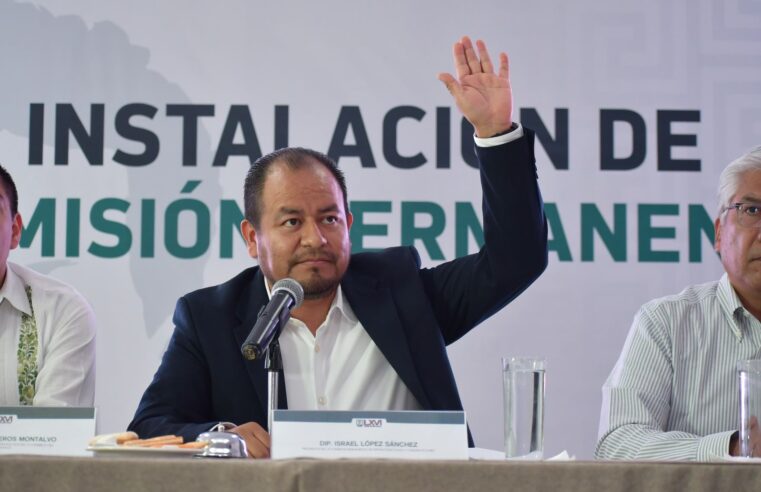Asume diputado Israel López Sánchez la presidencia de la Comisión de Infraestructuras en el Congreso de Oaxaca