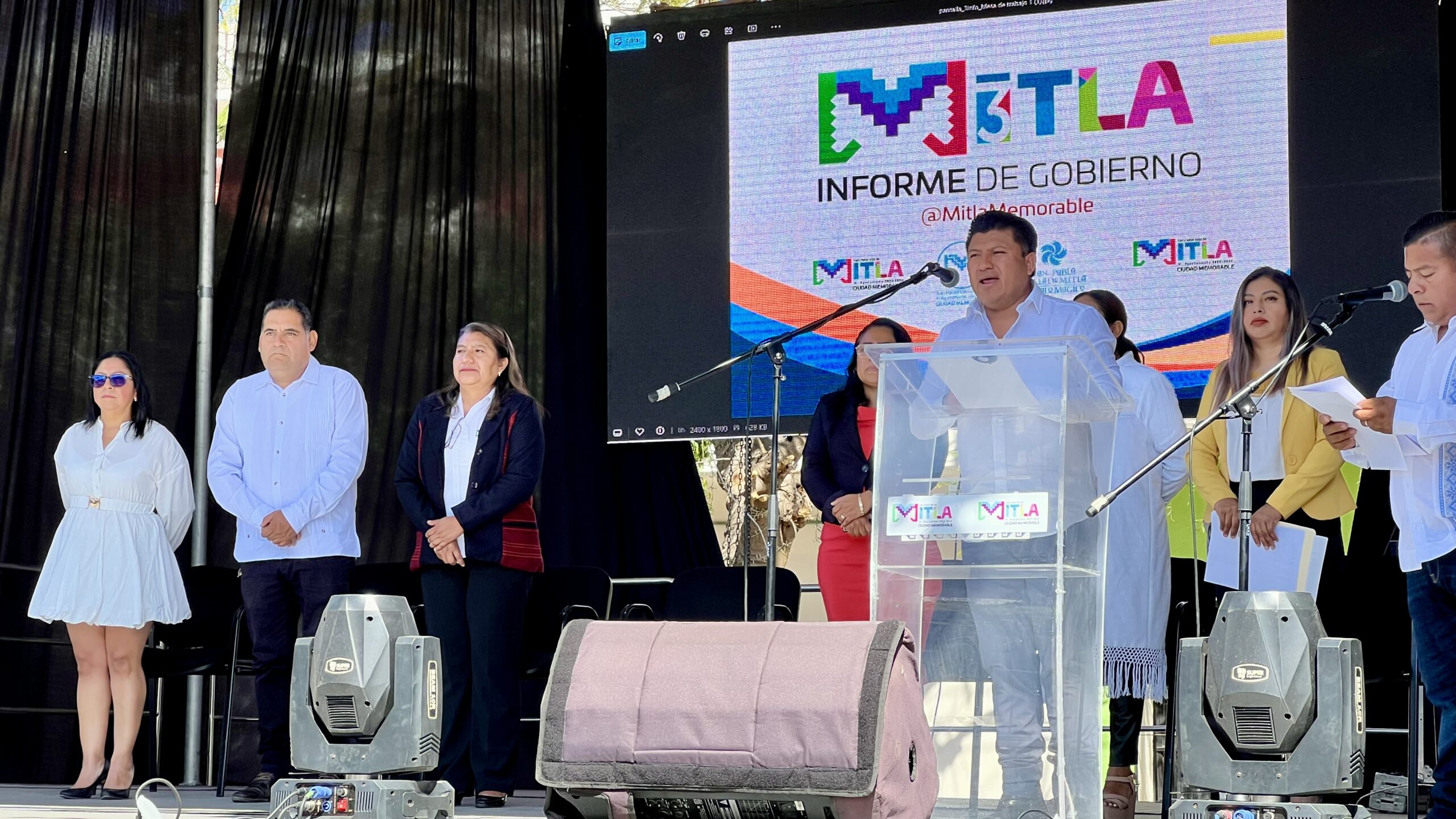 Sentamos las bases del crecimiento y desarrollo de Mitla: Luis Armando Olivera rinde su último Informe de Gobierno
