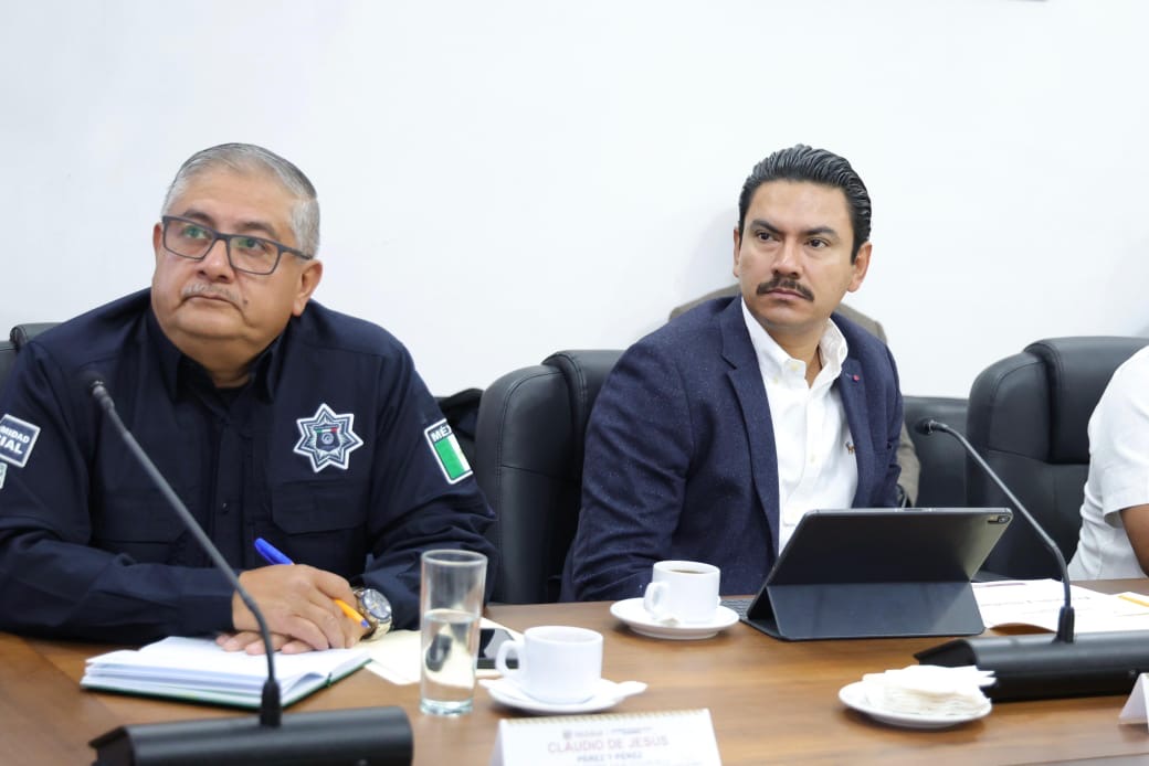 Participa Ray Chagoya en la Mesa de Seguridad Estatal