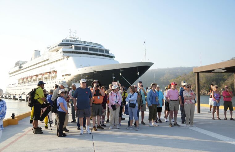 DEJAN CRUCEROS DERRAMA ECONÓMICA ESTIMADA SUPERIOR A 40 MDP EN HUATULCO: SECTUR OAXACA