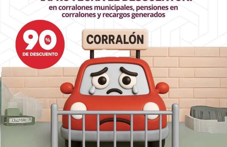 Continúa el programa de descuentos para liberar vehículos en pensiones municipales