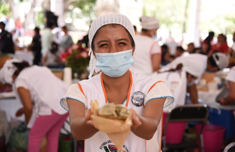 Todo listo para disfrutar de la Feria del Tejate y del Tamal en la Plaza de la Danza