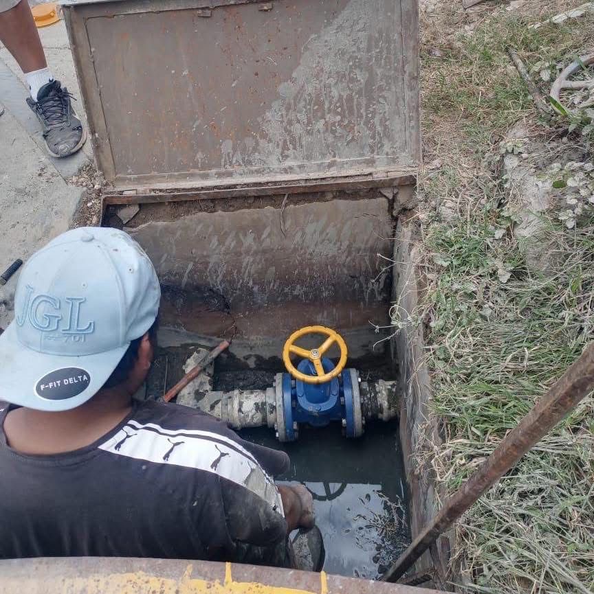 Mejora el servicio de agua potable en San Antonio de la Cal