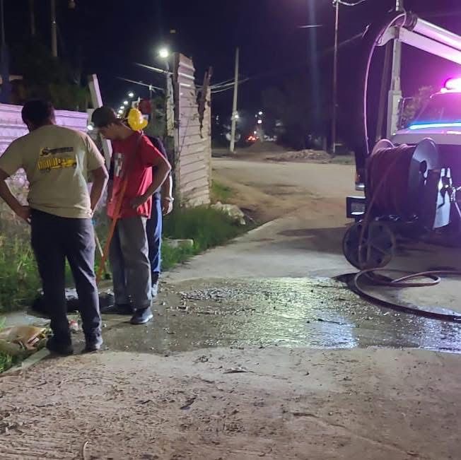 Refuerzan acciones de desazolve en San Antonio de la Cal