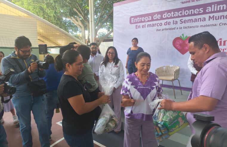 DIF de San Antonio de la Cal gestiona apoyo para madres y bebés
