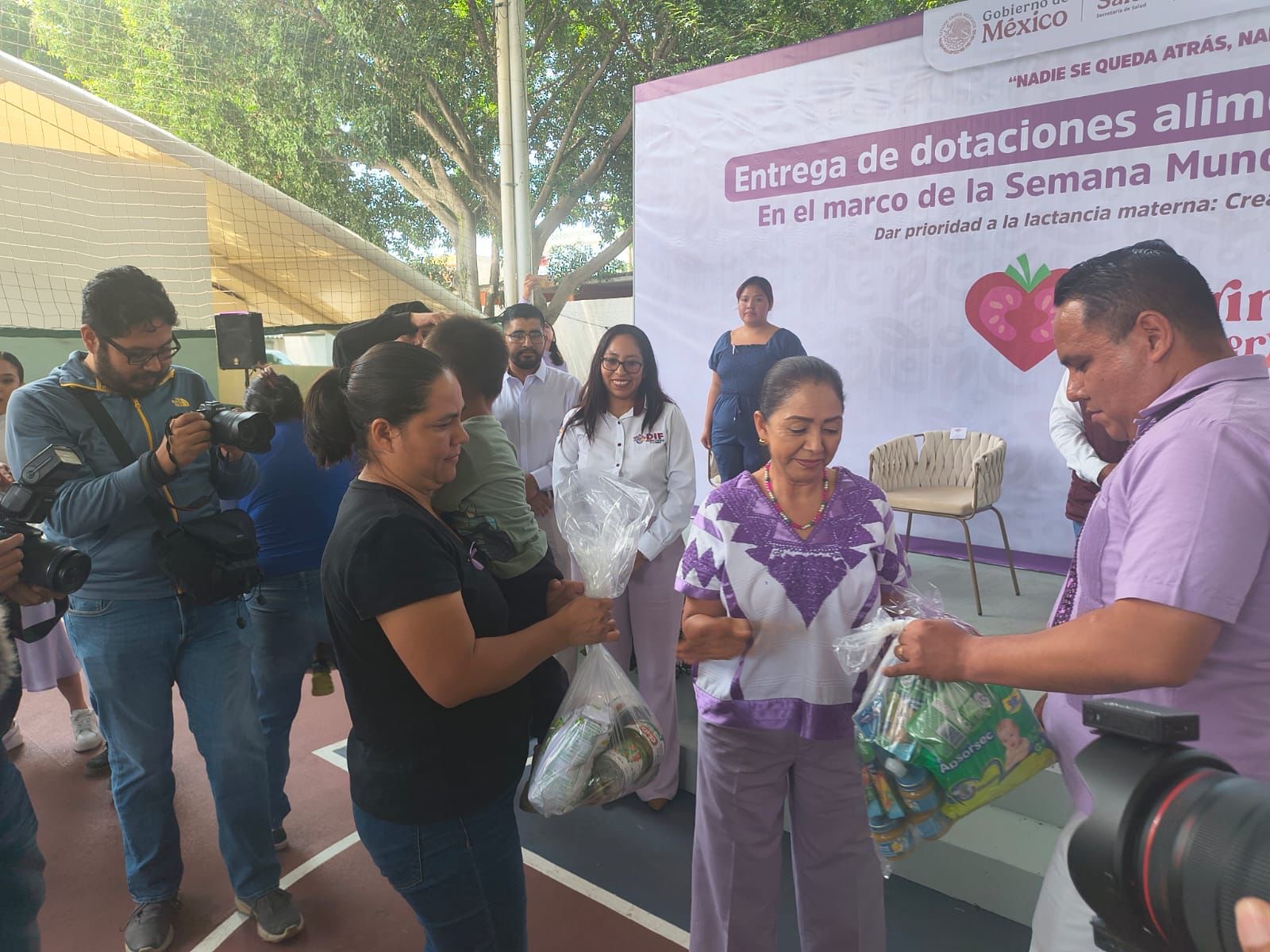 DIF de San Antonio de la Cal gestiona apoyo para madres y bebés