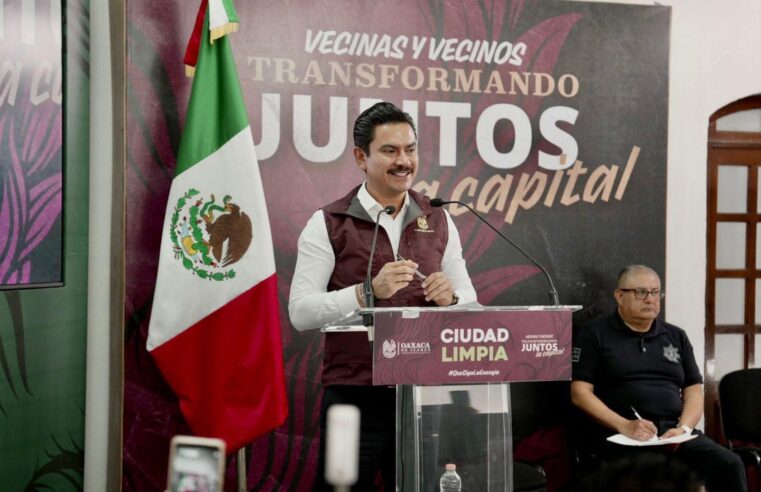 Ray Chagoya informa avances y proyectos estratégicos para Oaxaca de Juárez