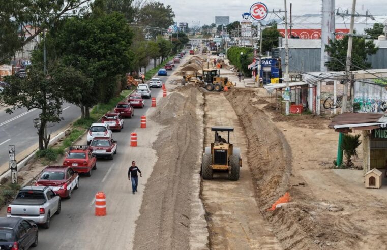 Avanzan trabajos en la terminal del BinniBus en Viguera; será moderna y operativa