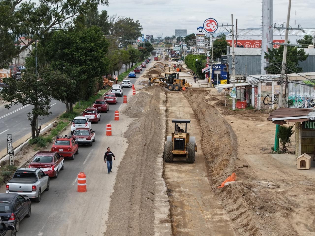Avanzan trabajos en la terminal del BinniBus en Viguera; será moderna y operativa