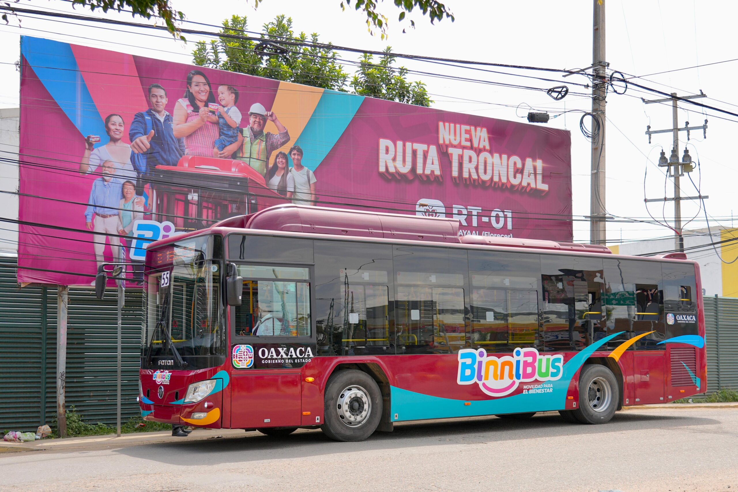 Beneficia nueva ruta troncal del BinniBus economía y movilidad de familias xoxeñas