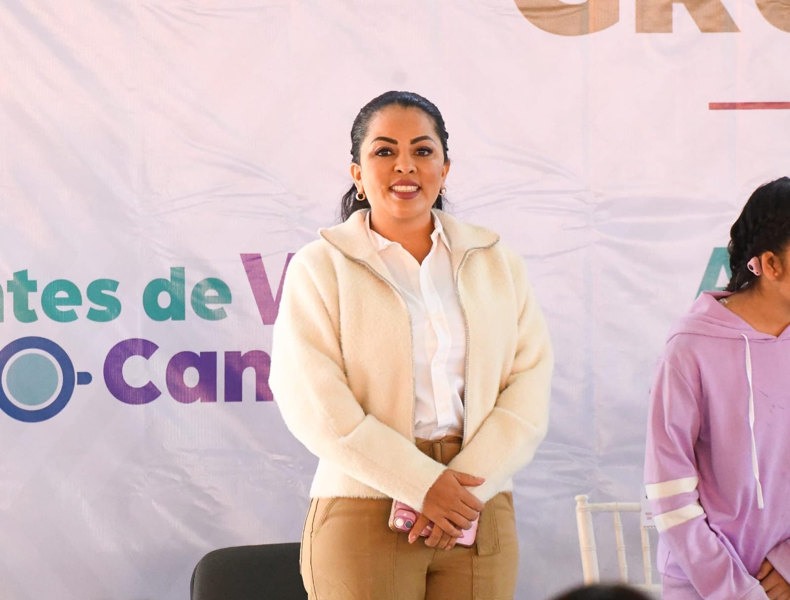 El trabajo interinstitucional genera mayor beneficio para la gente asegura Saymi Pineda