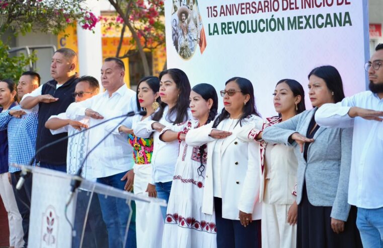 Conmemora Nancy Benítez legado de la Revolución Mexicana en 115 aniversario