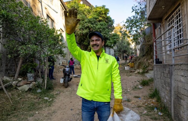 Tequio Vecinal fortalece el orden y la convivencia en la colonia Mártires de Río Blanco