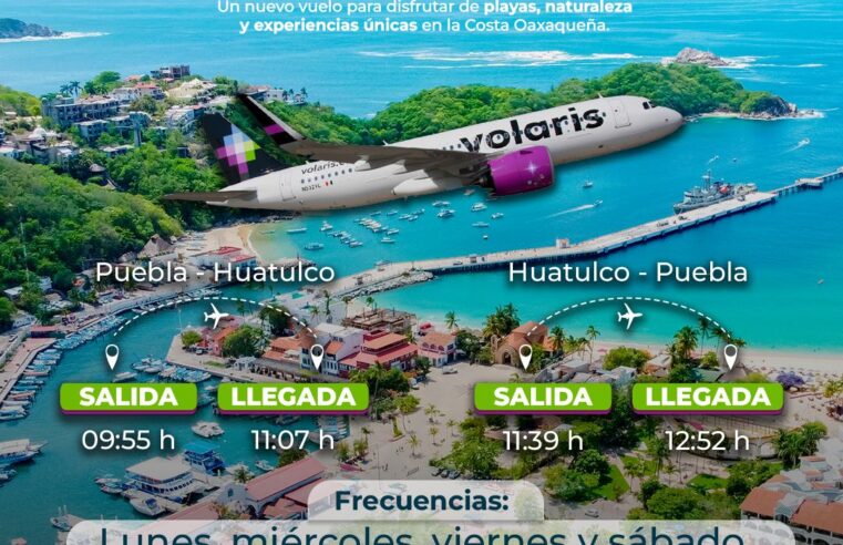 Oaxaca amplía su conectividad aérea con dos nuevas rutas de Volaris: Sectur Oaxaca