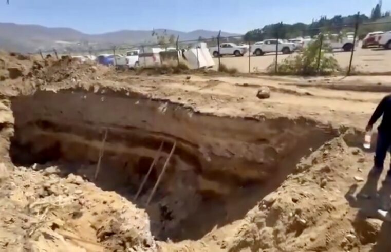 Bajo Protocolos de Seguridad se llevan a cabo los trabajos de drenaje donde quedó sepultado un trabajador