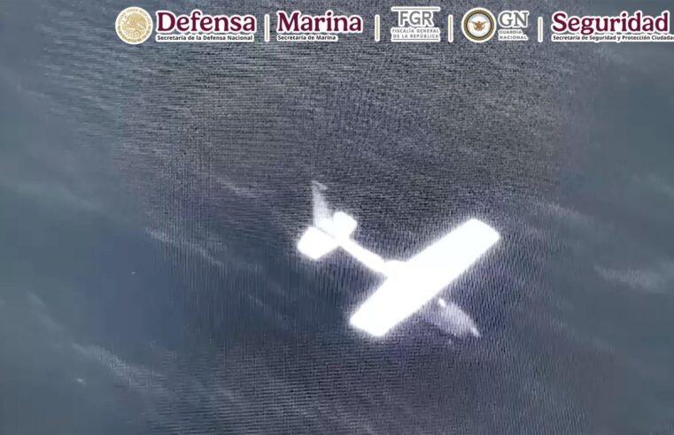 Interceptan en Oaxaca una avioneta que transportaba más de media tonelada de cocaína