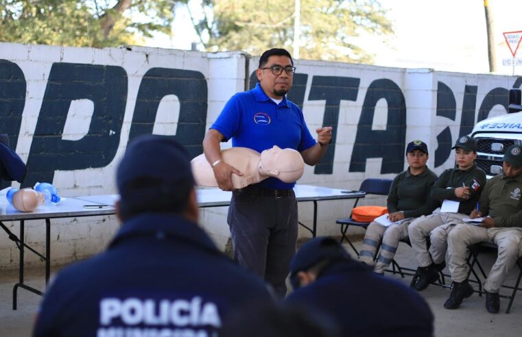Refuerzan capacitación en primeros auxilios para proteger a las familias xoxeñas