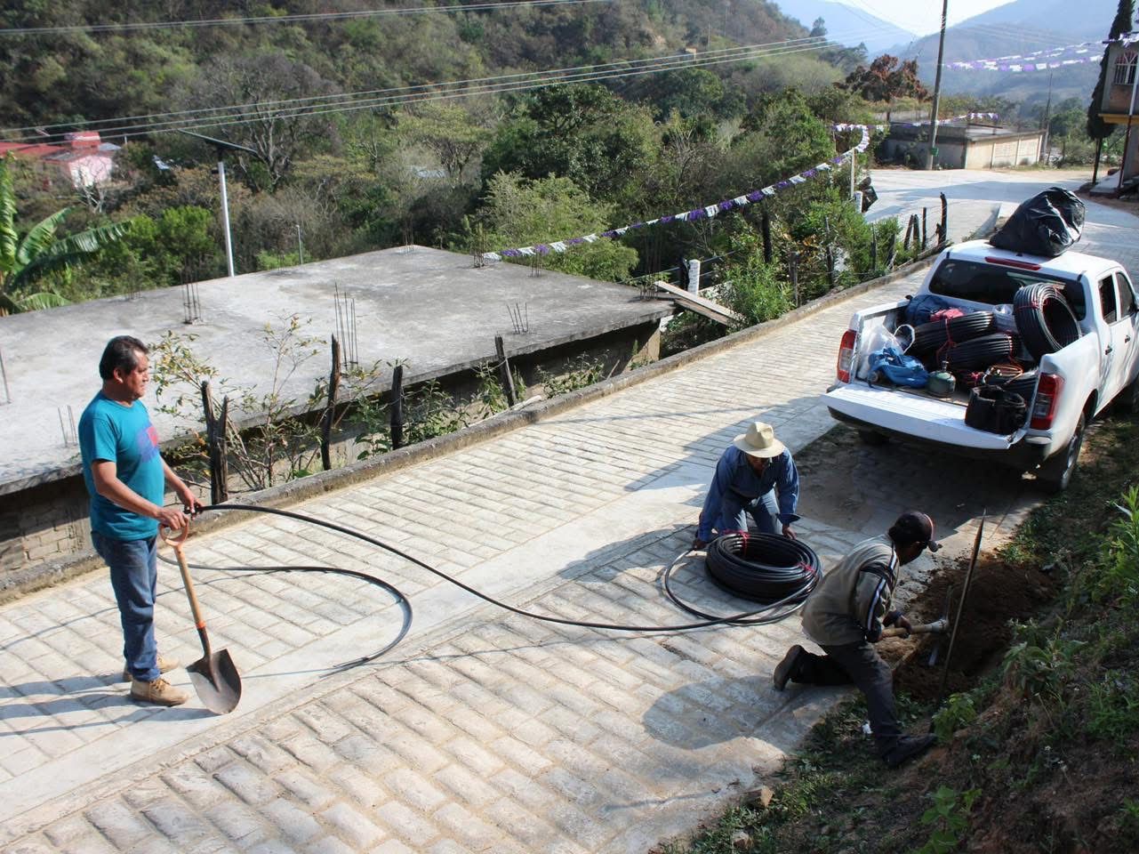 La agencia Guadalupe Victoria, en San Juan Juquila Mixes ya cuenta nuevamente con agua potable