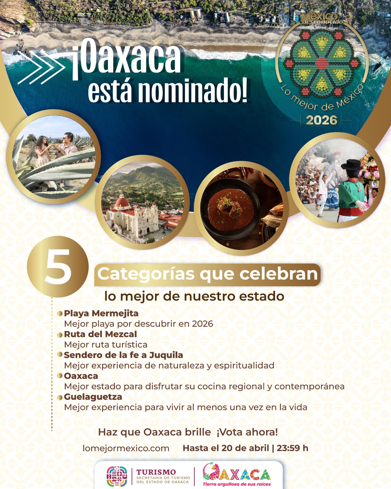 ¡Vota por Oaxaca en Lo Mejor de México 2026!