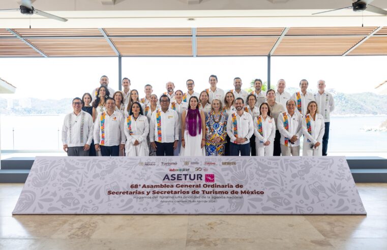 Gobierno del Estado refrenda compromiso con la agenda nacional de turismo en la 68ª Asamblea de Asetur