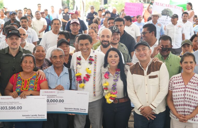 Garantiza Salomón Jara Cruz apoyos para el Centro Mexicano de la Tortuga