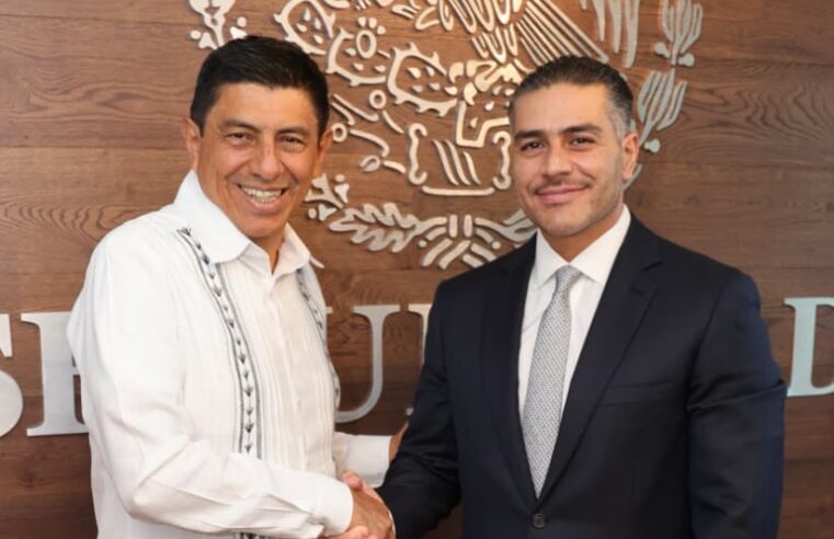 HARFUCH Y SALOMÓN JARA EVALÚAN Y DAN SEGUIMIENTO A TRABAJOS DE SEGURIDAD EN OAXACA