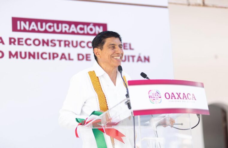 Inaugura Salomón Jara obras de infraestructura en el Istmo que impulsan la calidad de vida de las y los habitantes