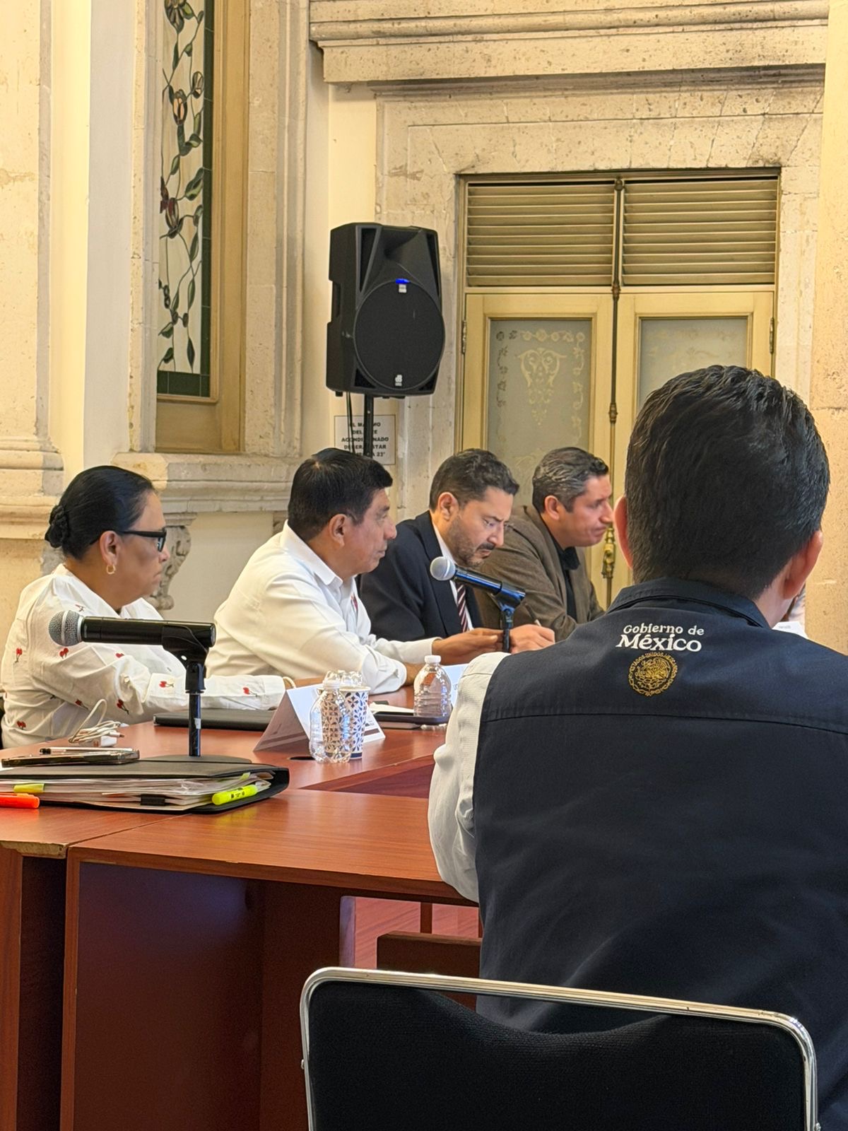 Participa Salomón Jara en las mesas de diálogo con el magisterio