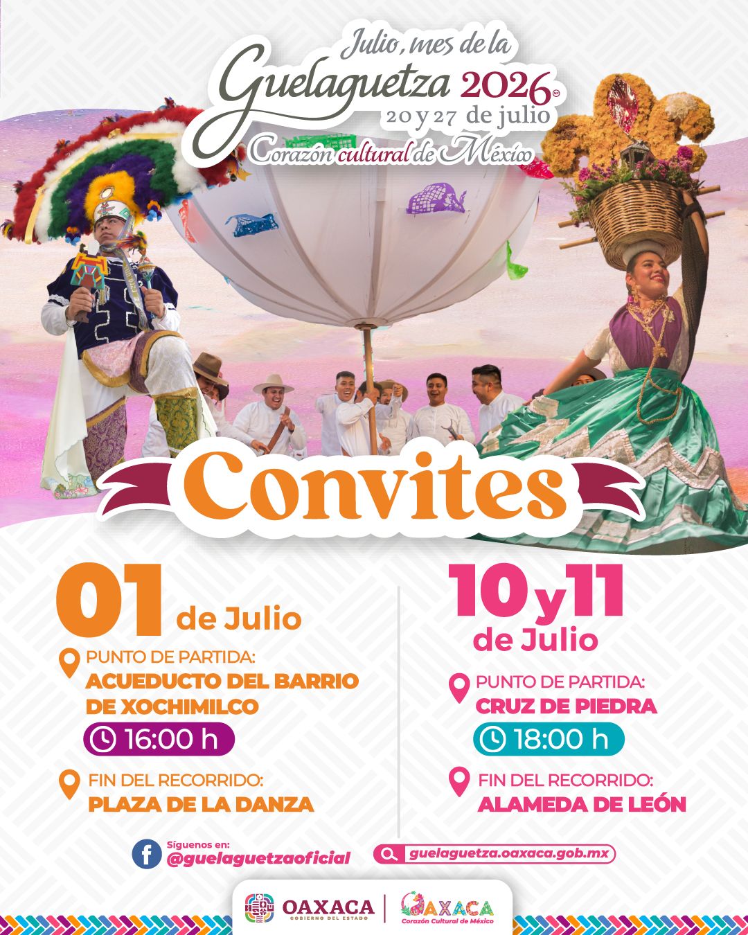 Con Convite Inaugural, iniciará “Julio, mes de la Guelaguetza 2026”