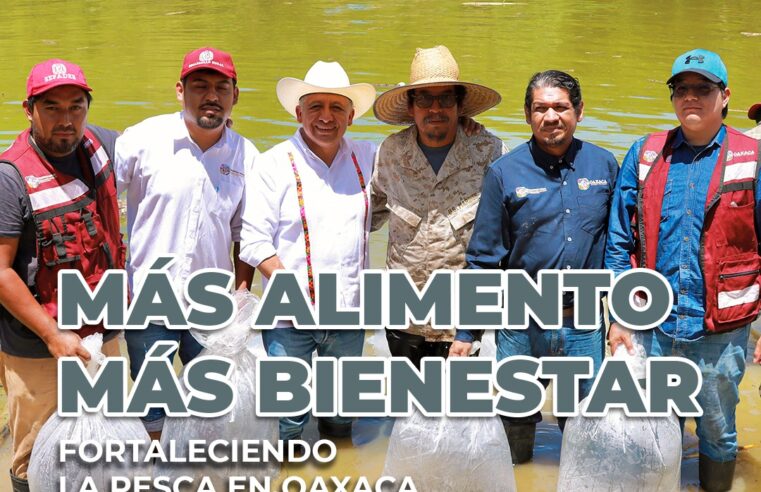 SEFADER FORTALECE LA PESCA EN LA MIXTECA CON LA SIEMBRA DE TILAPIA