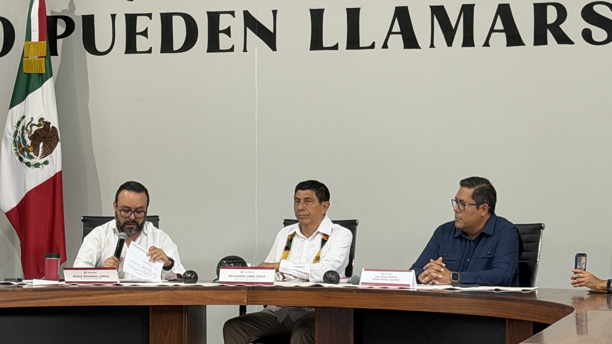 Salomón Jara fija postura ante asesinato de periodista oaxaqueño: refrenda respeto y protección al gremio