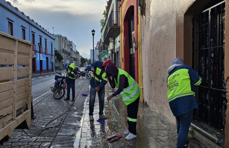 La capital de Oaxaca recibe a los turistas con una Ciudad limpia