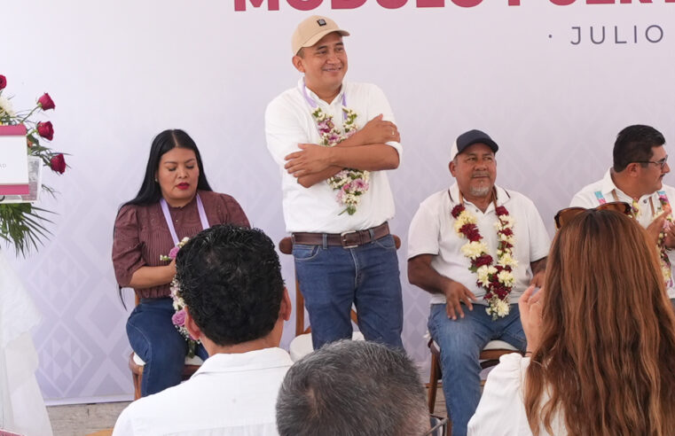 Impulsan bienestar en la Costa: Antonino Morales acompaña al gobernador Salomón Jara en acciones para fortalecer el campo, la movilidad y la seguridad
