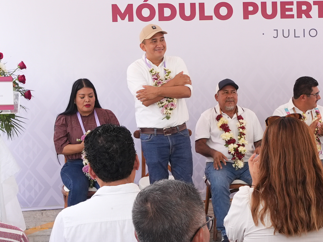 Impulsan bienestar en la Costa: Antonino Morales acompaña al gobernador Salomón Jara en acciones para fortalecer el campo, la movilidad y la seguridad