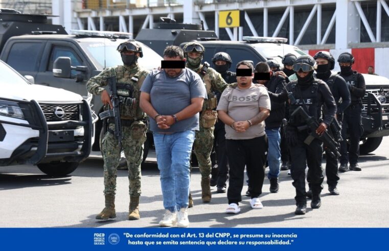 Caen 9 integrantes de ASAEO: son señalados por extorsión, sicariato y otros delitos de alto impacto