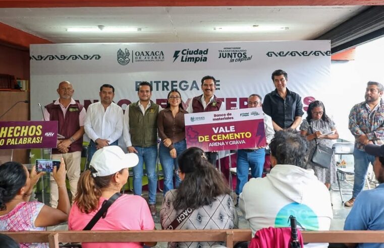 Materiales que se convierten en mejoras para la capital